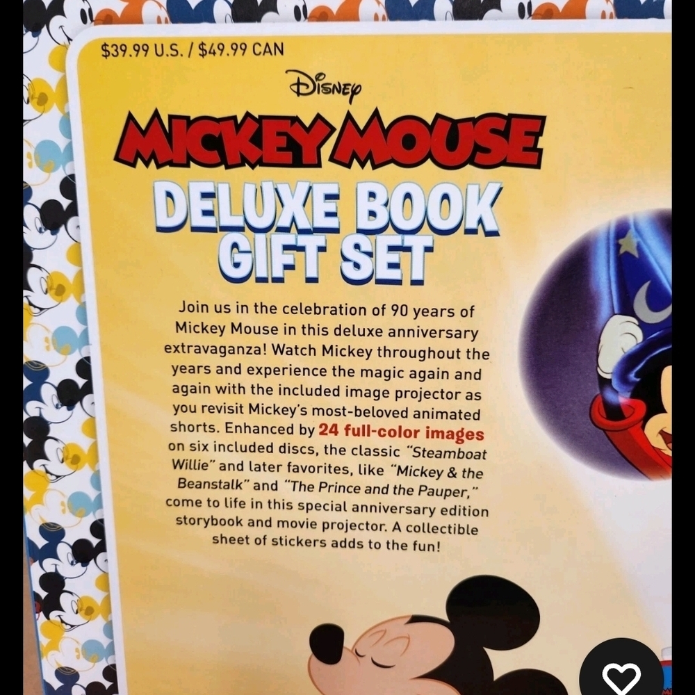 Disney Mickey Mouse Deluxe Book Gift Set - Multicolor - Picture 5 of 7